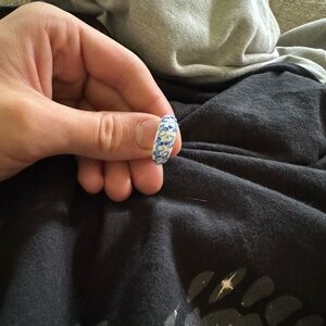 Ana Luisa 14k Gold Enamel Ring